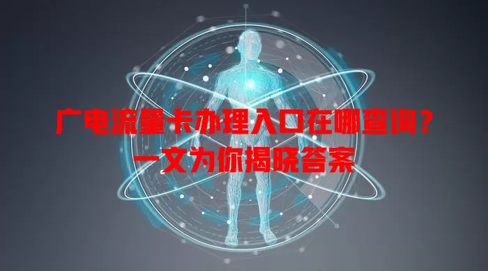 广电流量卡办理入口在哪查询？一文为你揭晓答案