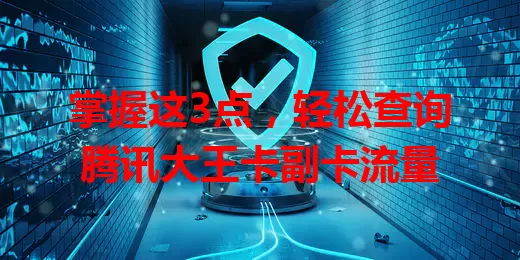 掌握这3点，轻松查询腾讯大王卡副卡流量