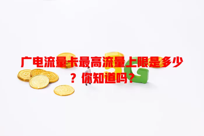 广电流量卡最高流量上限是多少？你知道吗？