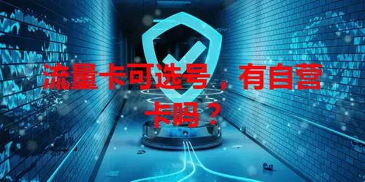 流量卡可选号，有自营卡吗？
