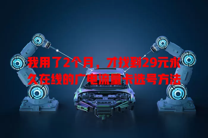 我用了2个月，才找到29元永久在线的广电流量卡选号方法