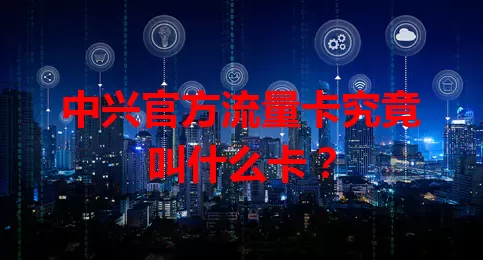 中兴官方流量卡究竟叫什么卡？