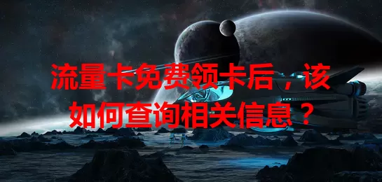 流量卡免费领卡后，该如何查询相关信息？