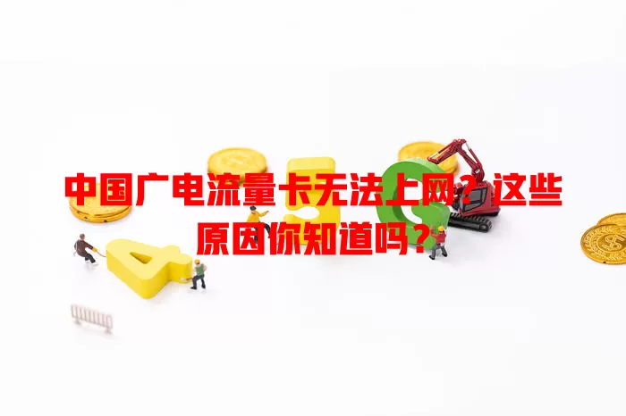 中国广电流量卡无法上网？这些原因你知道吗？