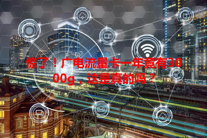 惊了！广电流量卡一年竟有3000g，这是真的吗？