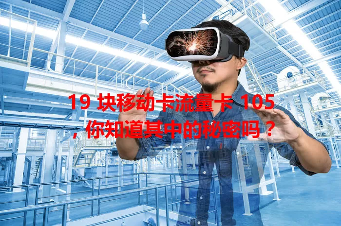 19 块移动卡流量卡 105，你知道其中的秘密吗？