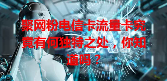 聚网粉电信卡流量卡究竟有何独特之处，你知道吗？