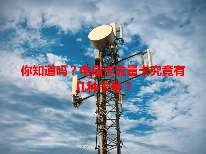 你知道吗？电信卡流量卡究竟有几种卡号？