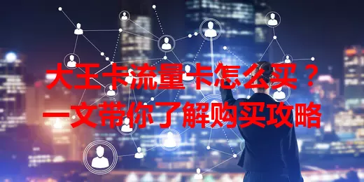 大王卡流量卡怎么买？一文带你了解购买攻略