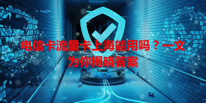电信卡流量卡上海能用吗？一文为你揭晓答案
