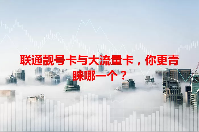 联通靓号卡与大流量卡，你更青睐哪一个？