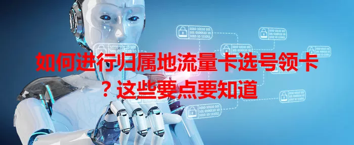 如何进行归属地流量卡选号领卡？这些要点要知道