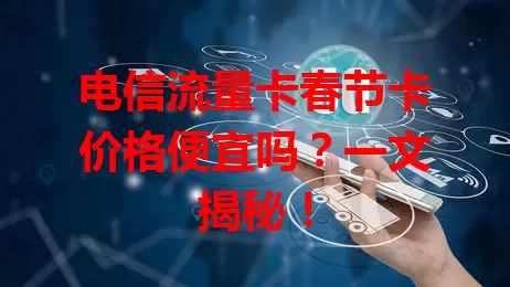 电信流量卡春节卡价格便宜吗？一文揭秘！