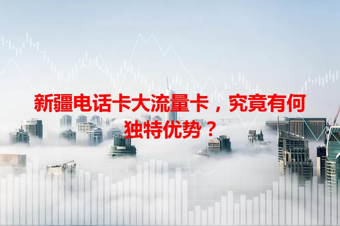 新疆电话卡大流量卡，究竟有何独特优势？