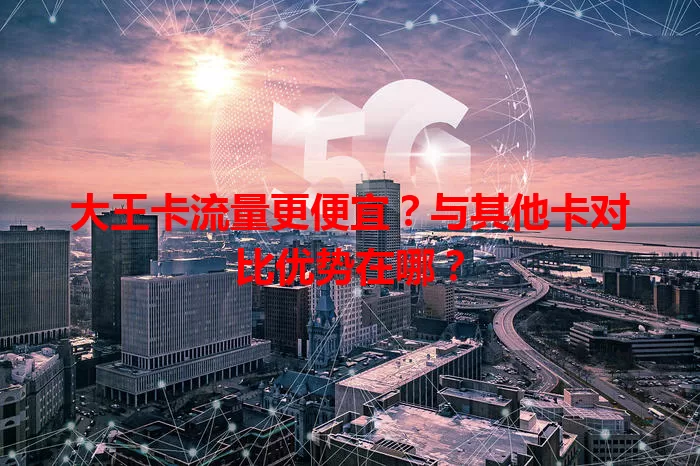 大王卡流量更便宜？与其他卡对比优势在哪？