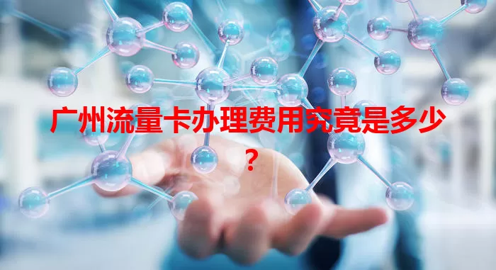 广州流量卡办理费用究竟是多少？