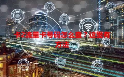 卡2流量卡号码怎么查？这里有方法