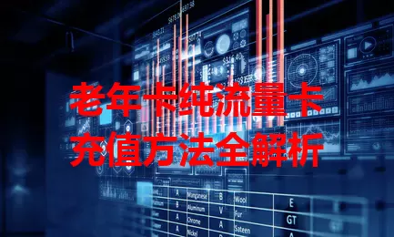 老年卡纯流量卡充值方法全解析