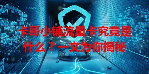 卡哥小铺流量卡究竟是什么？一文为你揭秘