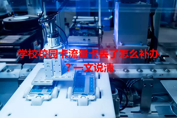 学校校园卡流量卡丢了怎么补办？一文说清