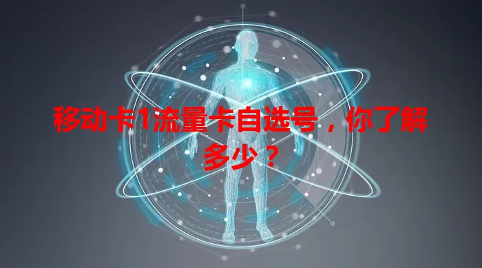 移动卡1流量卡自选号，你了解多少？