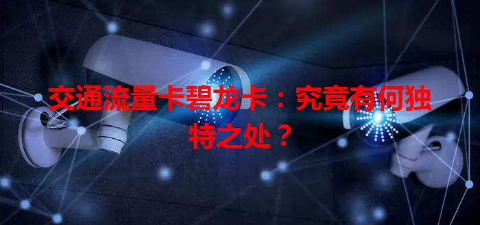 交通流量卡碧龙卡：究竟有何独特之处？